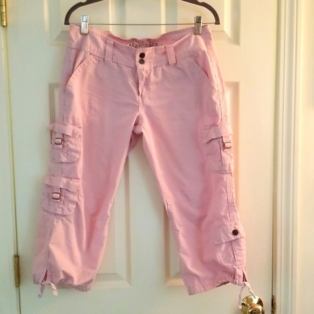 💕 AEROPOSTALE PINK CARGO PANTS